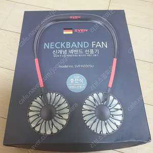 NECKBAND FAN 신개념 넥밴드 선풍기 새제품 판매합니다.