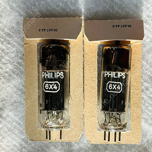 Philips 필립스 EZ90/6X4 정류관. 사각게터 NOS NIB 1개 판매
