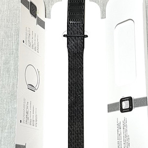 애플워치 정품 나이키 스포츠루프 블랙 44mm