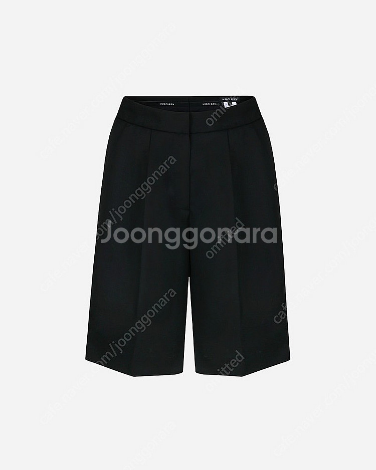 메르시비앙 메비 버뮤다팬츠 / 블랙 / 2사이즈/ B품 새제품--0