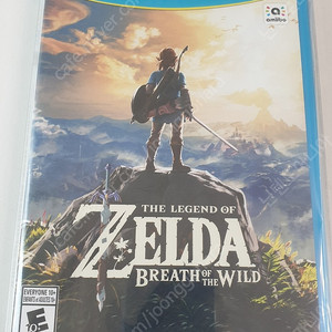 Nintendo Wii U, 북미판 젤다의 전설 : 야생의.숨결, (미스 프린트 초회판) 깨끗한 중고. The Legend of Zelda: Breath Of The Wild.
