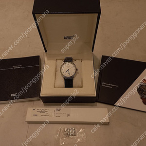 Montblanc 몽블랑 시계 스타 레거시 오토매틱 데이트 42mm(박스, 보증서, 가죽/메탈 시계줄 모두 포함 139만)