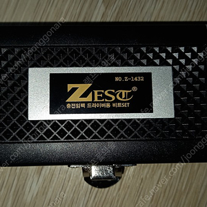 제스트 멀티비트세트 충전 임팩 드라이브용 미니라쳇세트 Z-1432