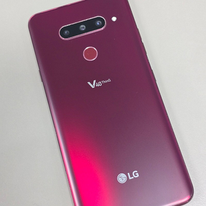 LG V40 레드색상 128기가 파손없이 깔금한 가성비폰 6만에판매합니다