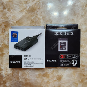 소니 XQD32GB + 리더기 새상품 판매 합니다.