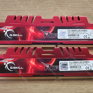 지스킬 DDR3-1600 CL9 립죠스 XL (8GB(4Gx2))