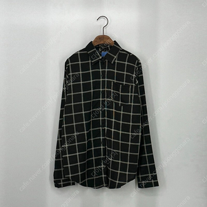 체크 남방 셔츠 (M size / BLACK)