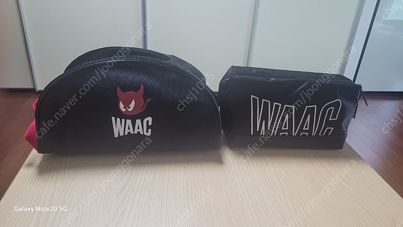 왁(waac) 골프신발주머니, 파우치 팝니다