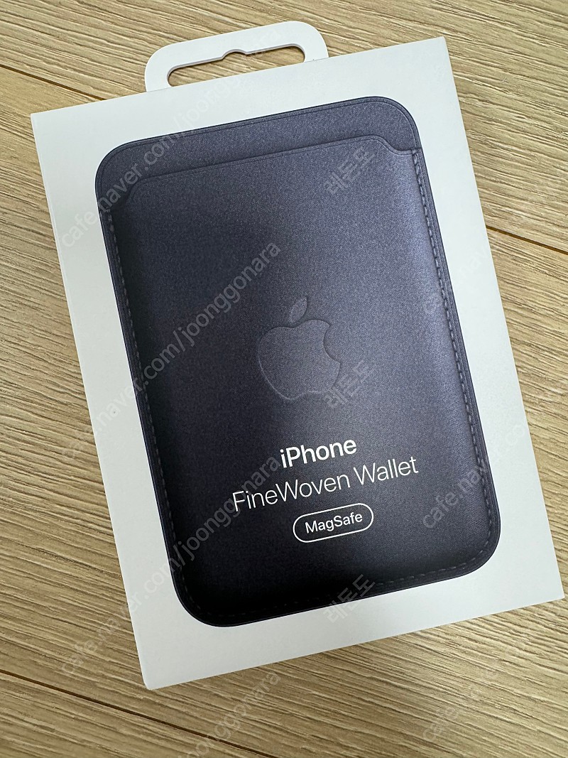 애플 맥세이프 정품 카드지갑 파인우븐 블랙