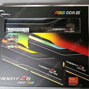 G.SKILL DDR5-6000 CL32 TRIDENT Z5 NEO RGB J 패키지 64g (32g x 32g)