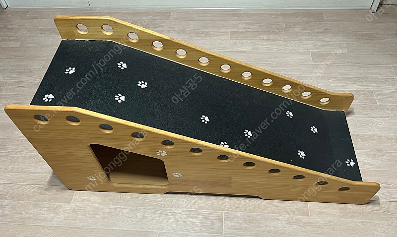 [판매] 강아지 슬라이드 스텝 논슬립 원목 계단