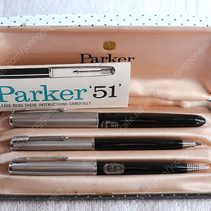 파카 51 만년필 연필 볼펜 3셋트 민트급-EF