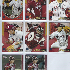 키움 히어로즈 2014~2023 KBO 야구카드 포토카드 팀세트 판매 수집 선물용 이정후