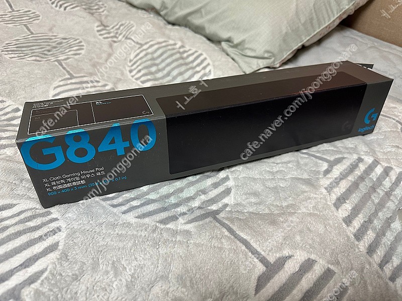 로지텍 마우스 장패드 G840 XL 블랙 국내정품 새제품 팝니다