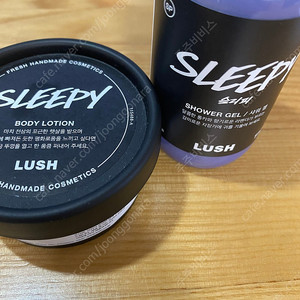 Lush 슬리피 샤워젤 110+ 바디로션 50