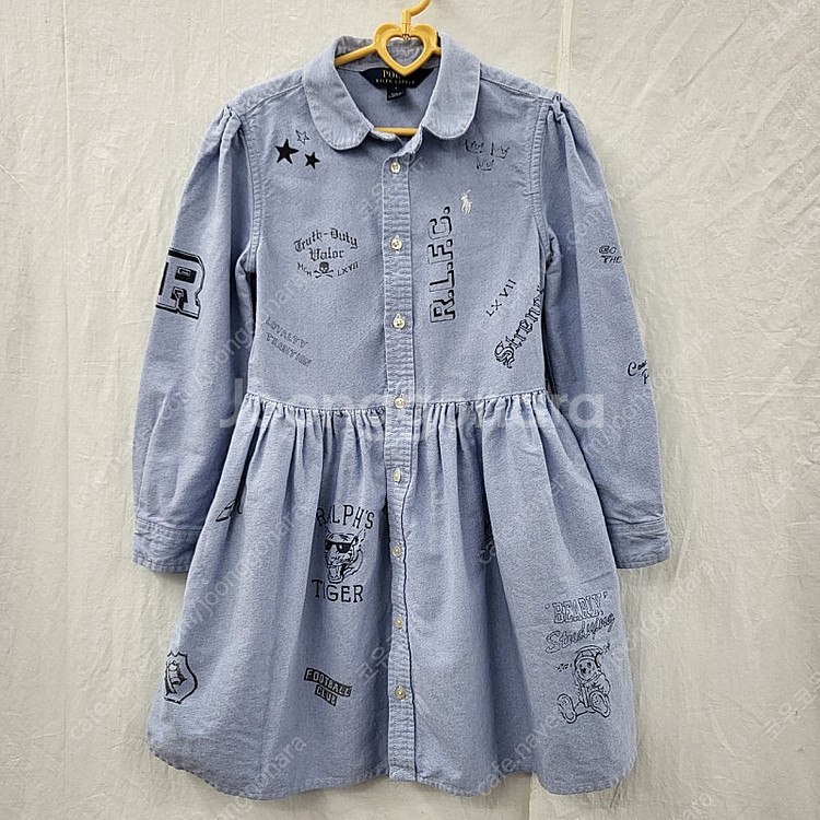 폴로 랄프로렌 키즈 데님 원피스--0