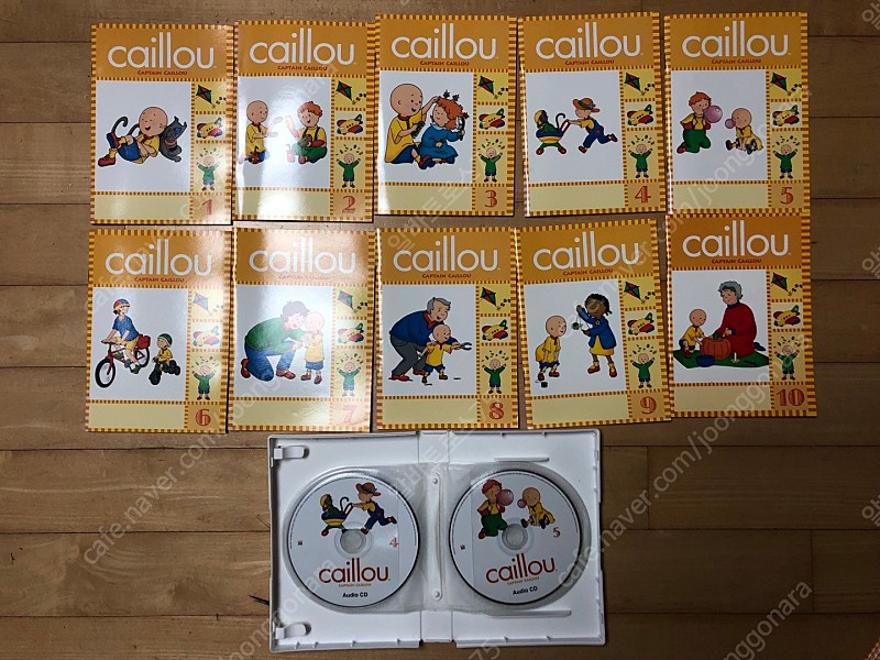 까이유 Caillou 캡틴 까이유 [Captain Caillou] DVD 10장, CD 10장, 대본 (3만 8천원)