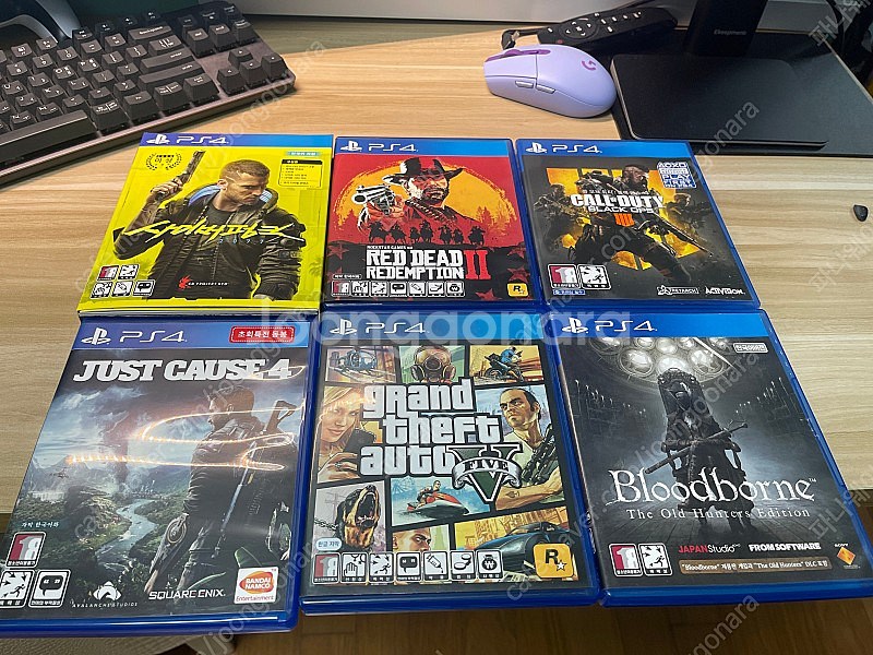 ps4 타이틀 6장 팝니다.--0