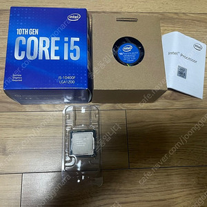 인텔 i5-10400f CPU 정품 판매합니다.