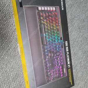 커세어 키보드k95 RGB PIATINUM XT 은축영문자판