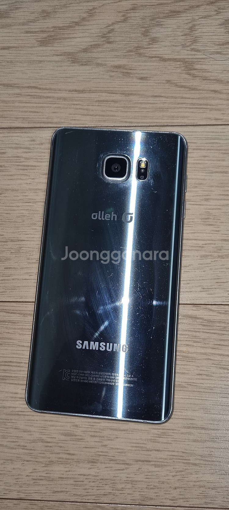 갤럭시 노트5 실버 128gb 중고 판매합니다.--2