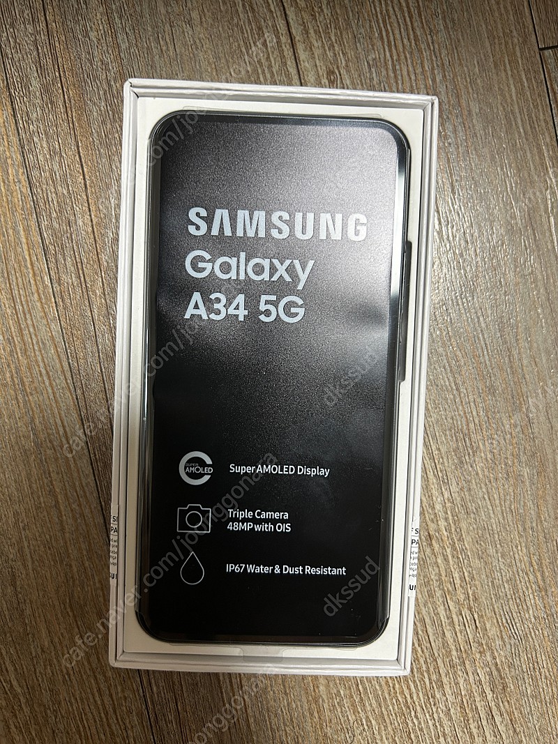 새상품)삼성 갤럭시 a34 5g 8gb 128gb 그라파이트 해외판