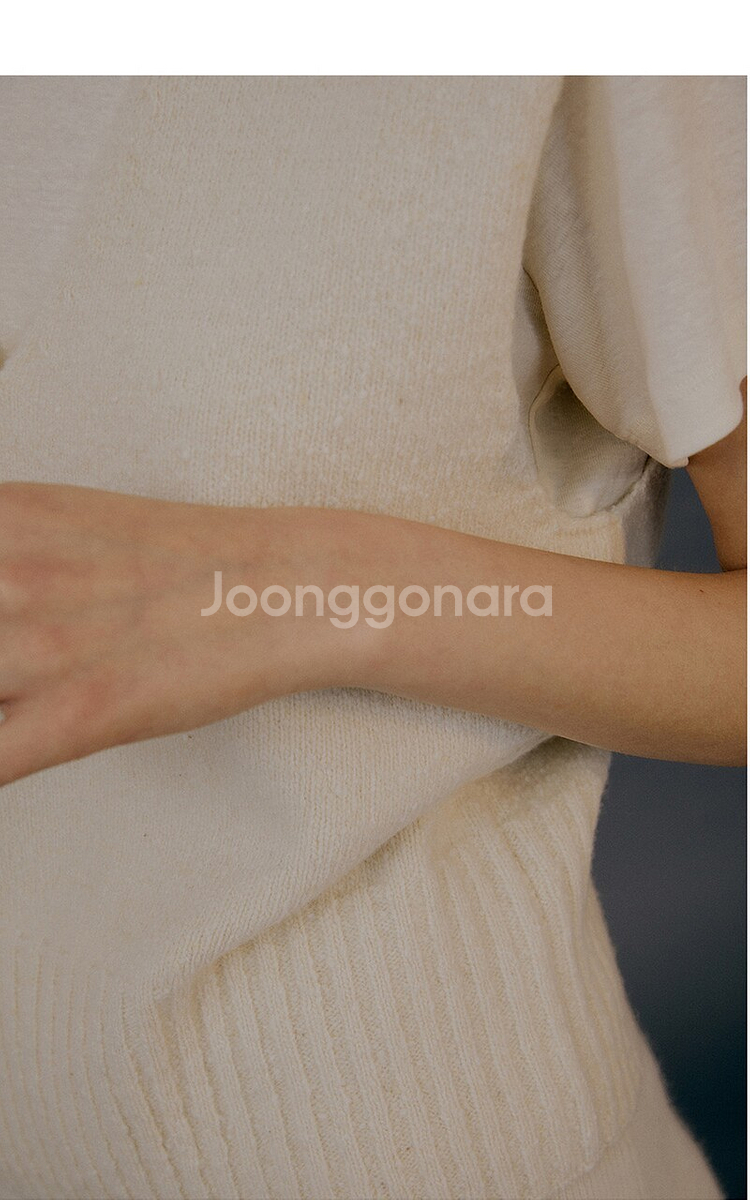낫띵리튼 Hay sleeveless sweater (A...--3