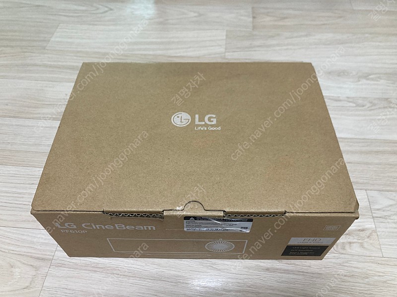 [인천] LG PF610P 빔프로젝터 풀박스 39만 판매(실사용 1회 극S급)