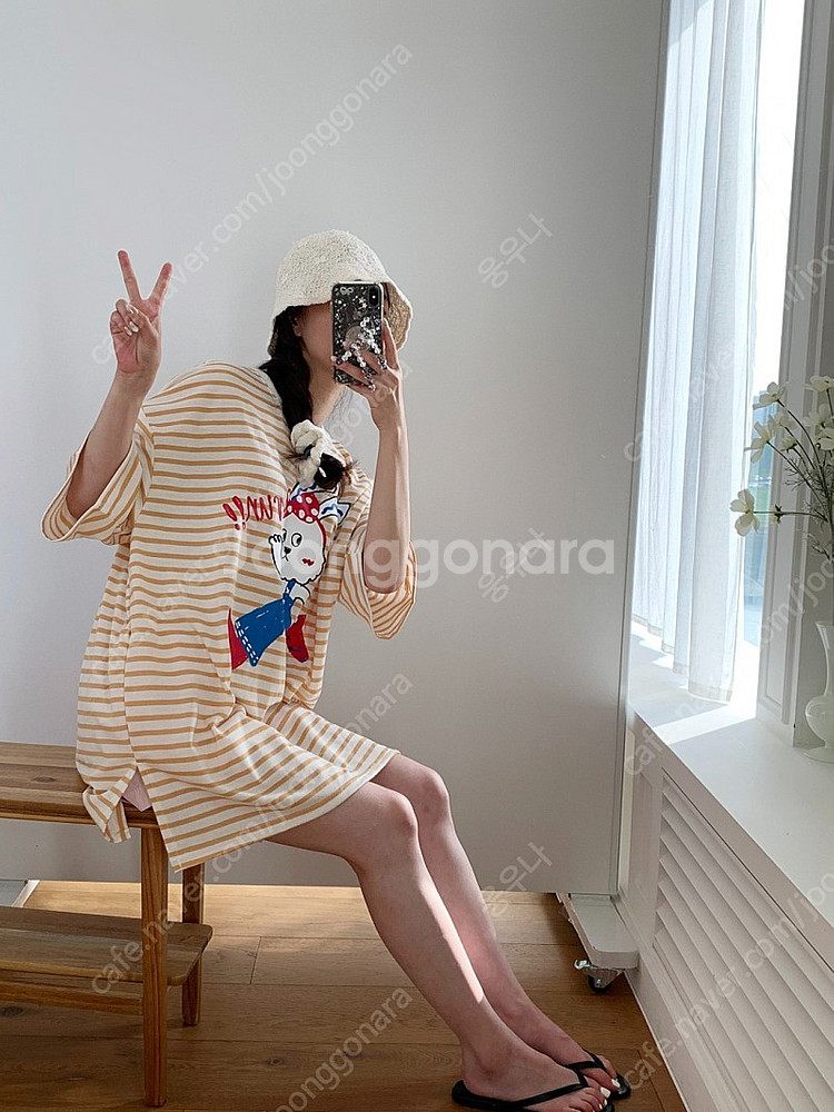 (새상품/택포가격) 바이씨니 단가라토끼티--3