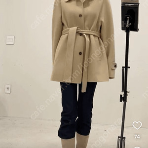 유메르 2023 바넷 숏 코트 (버터베이지)