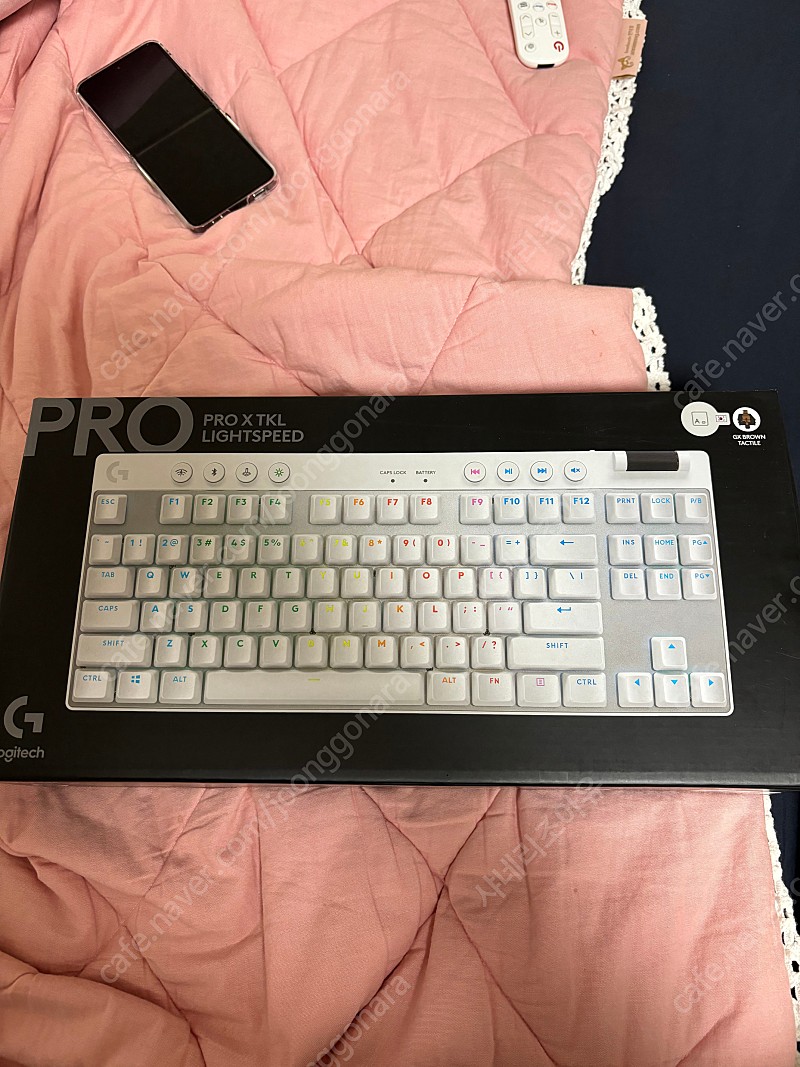 로지텍 pro x TKL 게이밍키보드 단순개봉 새상품