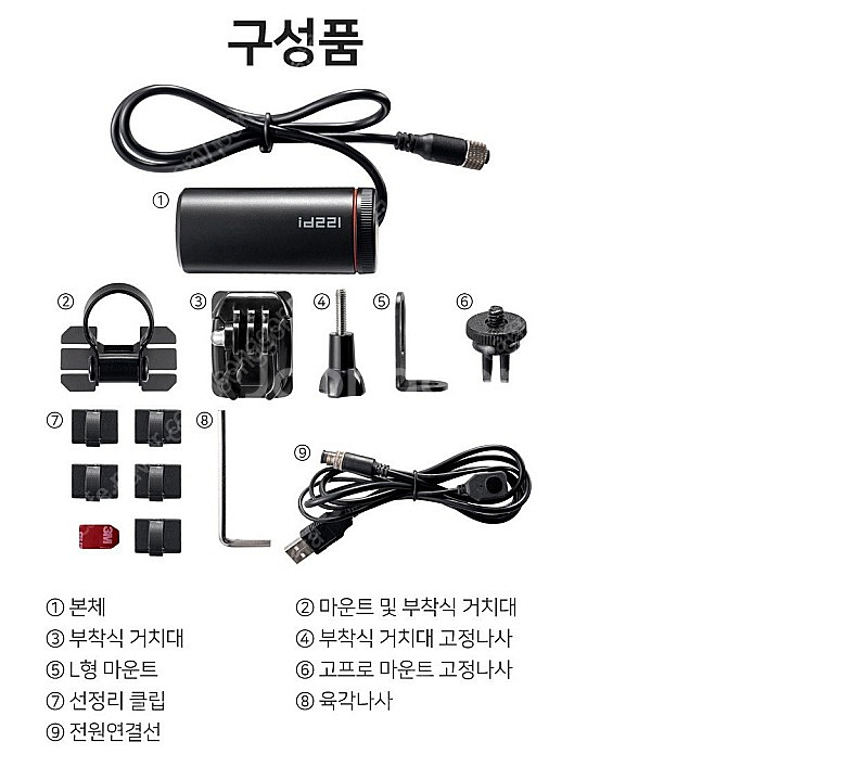 ID221 C1N 액션캠, 블랙박스 판매--2