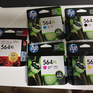 HP 564XL 정품잉크 4색세트 HP6520 HP7510 HP5520 4620 카트리지(잉크)