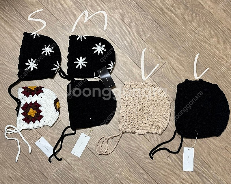 마주쿠리 자수보넷 펀칭보넷 팝콘보넷--0