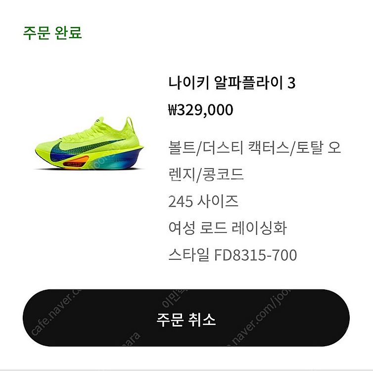 나이키 알파플라이3 245--1