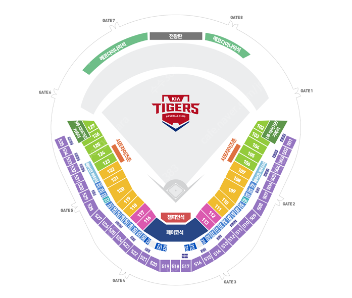 5/10(금) 기아 타이거즈 vs SSG 랜더스 3루 K8 4연석
