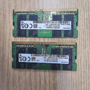 노트북 메모리 삼성 ddr4 3200 64G (32G × 2)