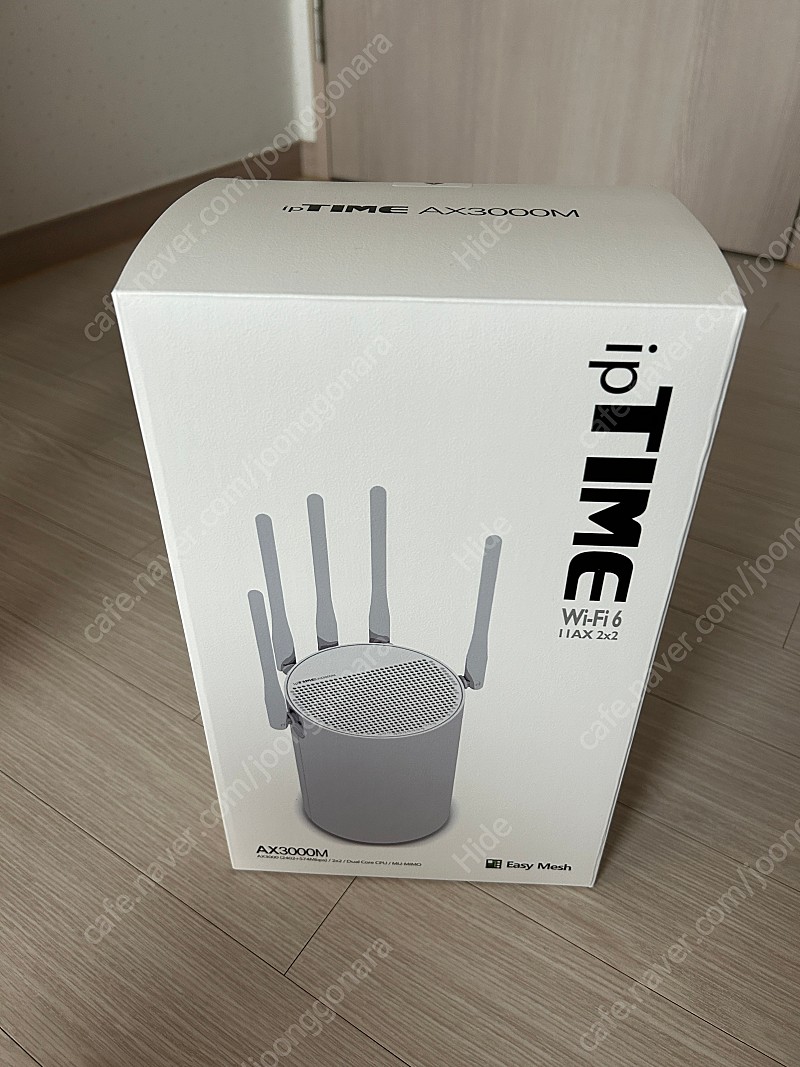 [미개봉]아이피타임 (ipTime) AX3000M 기가비트 유무선 와이파이 공유기 판매합니다.