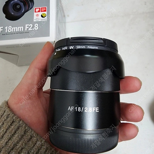 삼양 af 18mm f2.8 소니fe 풀프레임 크롭바디 모두 가능 렌즈