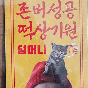 [1개남음] 덤머니 떡상기원 행운부적 덤머니 행운부적 2000원