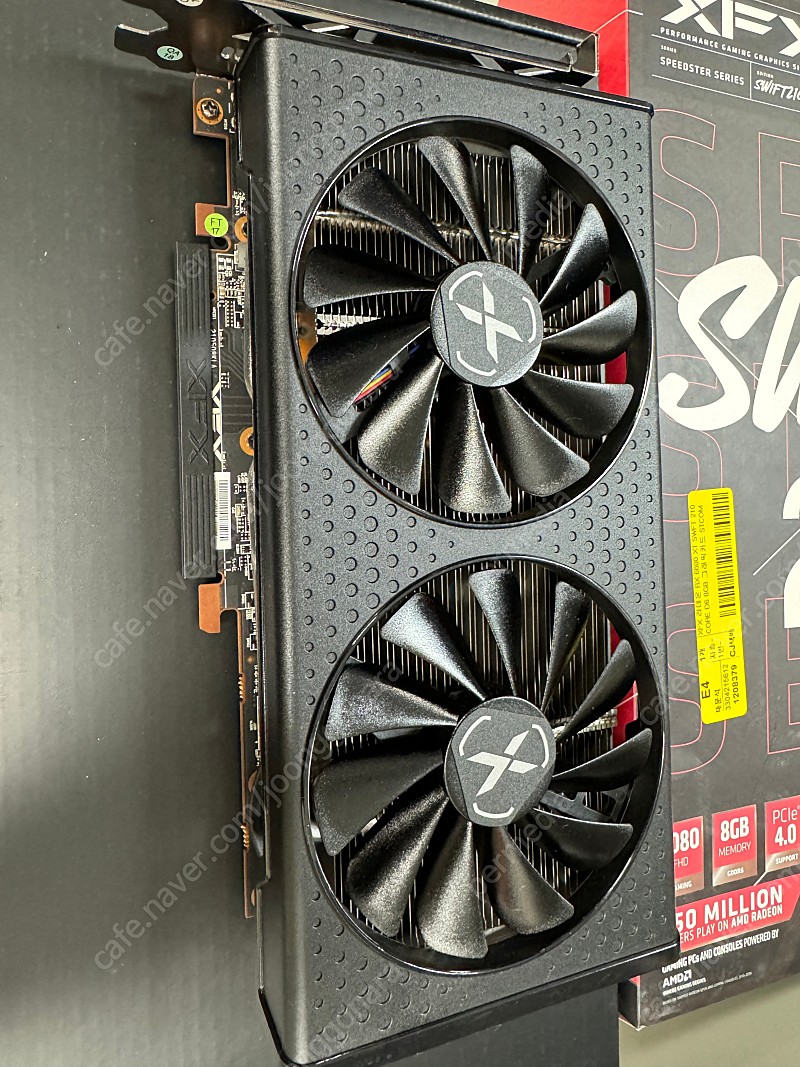 XFX 라데온 RX 6600XT SWFT 210 CORE D6 8GB