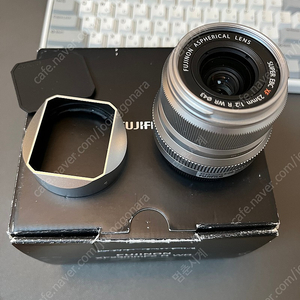 후지 xf23mm f2 실버 + 스퀘어후드