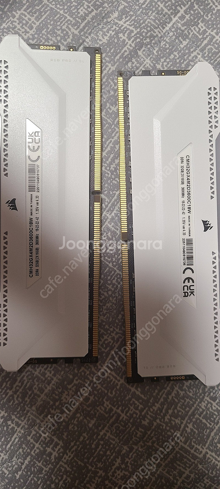 커세어 ddr4-3600 벤전스 RGB PRO SL(화...--0