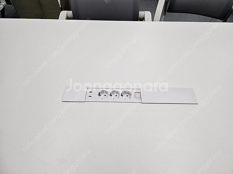 새상품 실버라인 회의테이블 사무실 테이블 슬라이드형 멀...--5