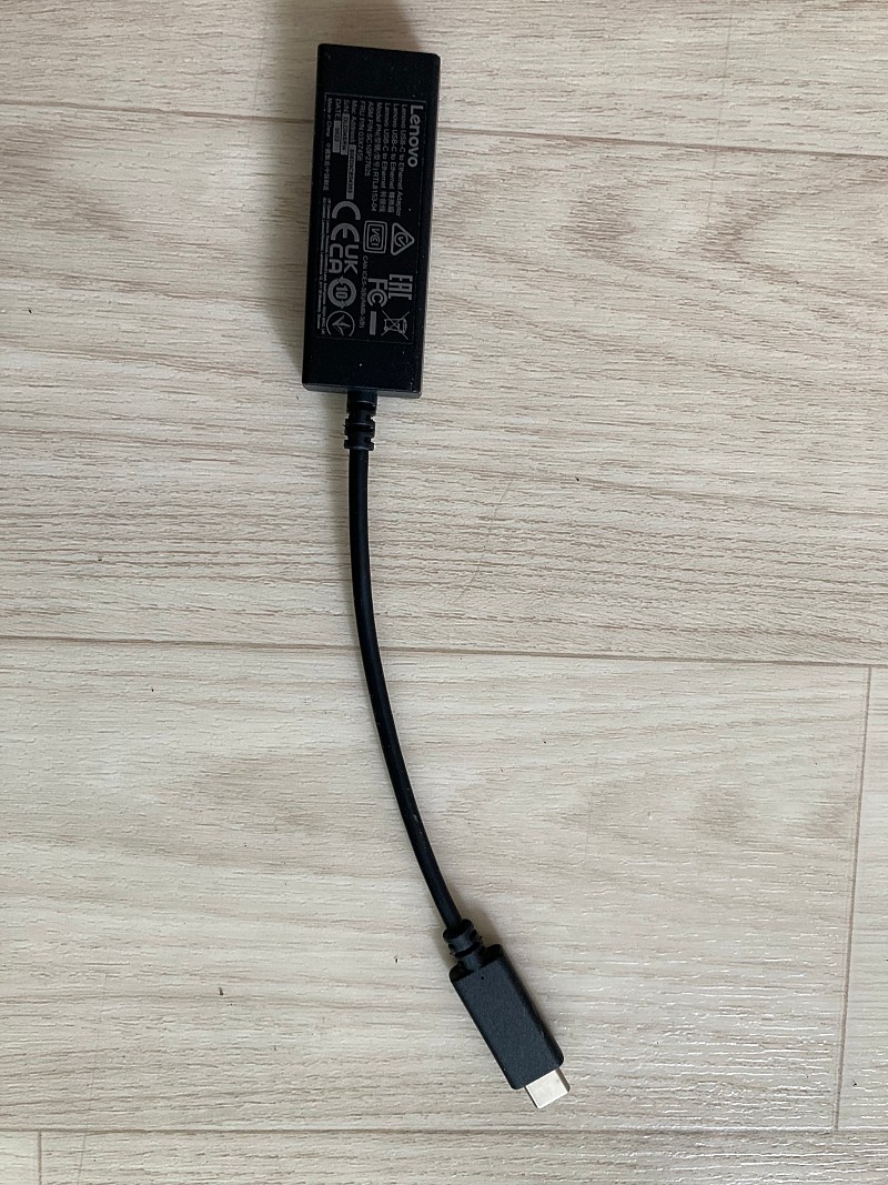 USB-C 이더넷 어댑터 케이블 Lenovo ThinkPad X1 카본 21-22 C타입 to RJ45 RTL8153-04 03X7205