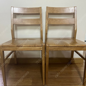 (2개 일괄)리바트 원목 식탁 책상 의자