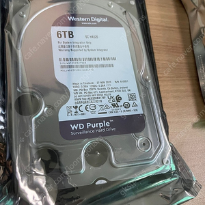 [미개봉] WD 퍼플 PURPLE 6TB HDD