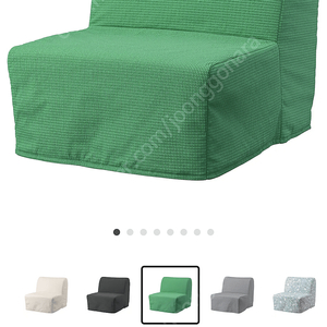 이케아 뤽셀레 1인용 접이식 침대