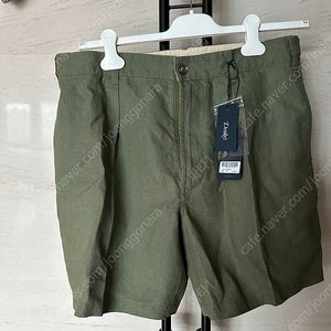 드레익스/Linen single-pleat shorts/34