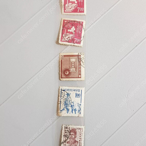 1963년 세종대왕우표외 모두5개